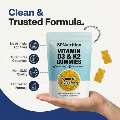 SPNutrition D3 + K2 Gummies (30 Day Supply)