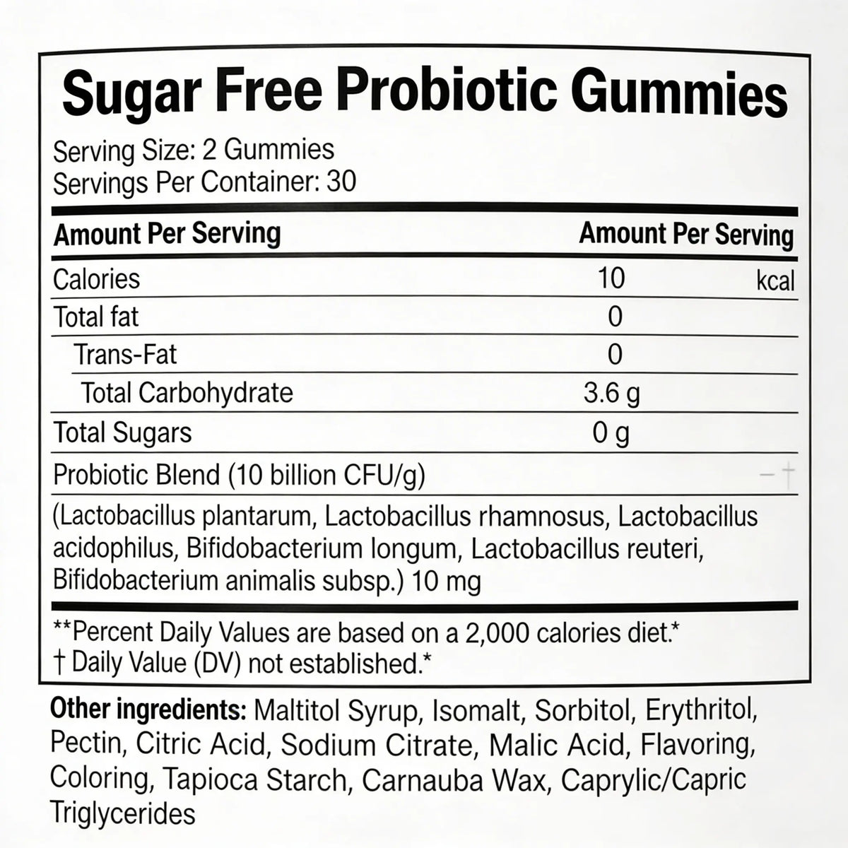 SPNutrition Probiotic Gummies (30 Day Supply)