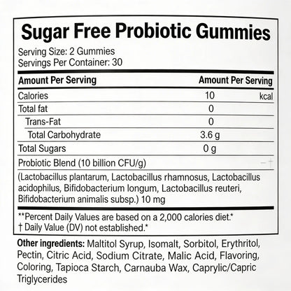 SPNutrition Probiotic Gummies (30 Day Supply)
